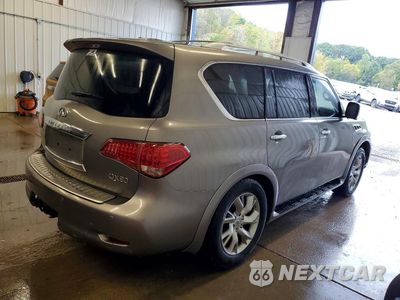 Trzecie zdjęcie samochodu z tyłu: 2014 INFINITI QX80 BASE VIN:JN8AZ2NE1E9062539 - miniatura