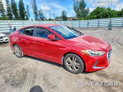 Czwarte zdjęcie samochodu z boku: 2017 HYUNDAI ELANTRA SE VIN:5NPD84LF6HH144605 - miniatura