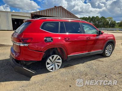 Trzecie zdjęcie samochodu z tyłu: 2021 VOLKSWAGEN ATLAS SEL VIN:1V2ER2CA9MC527842 - miniatura