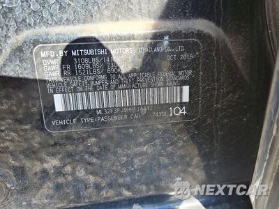 Zdjęcie 12 z 12 samochodu: 2017 MITSUBISHI MIRAGE G4 ES VIN:ML32F3FJ9HHF14442 - miniatura