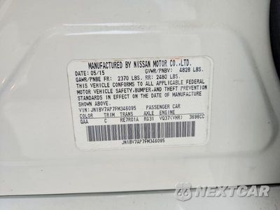 Zdjęcie 12 z 12 samochodu: 2015 INFINITI Q50 PREMIUM VIN:JN1BV7AP7FM346095 - miniatura