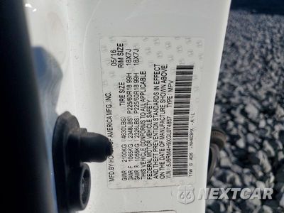 Zdjęcie 13 z 13 samochodu: 2016 HONDA CR-V TOURING VIN:5J6RM4H9XGL074857 - miniatura