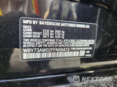 Zdjęcie 13 z 13 samochodu: 2023 BMW I4 EDRIVE 40 VIN:WBY73AW02PFN69473 - miniatura