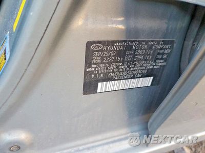 Zdjęcie 12 z 12 samochodu: 2010 HYUNDAI ELANTRA GLS VIN:KMHDU4AD5AU903099 - miniatura