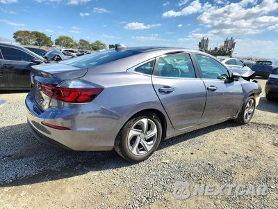 Trzecie zdjęcie samochodu z tyłu: 2020 HONDA INSIGHT EX VIN:19XZE4F57LE000995 - miniatura