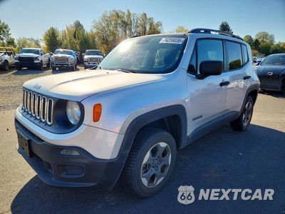 2016 JEEP RENEGADE SPORT ZACCJBAW6GPE03123 - główne zdjęcie licytacji z USA - miniatura