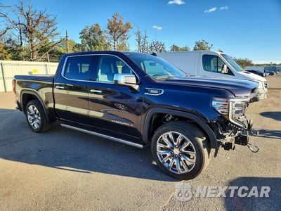 Czwarte zdjęcie samochodu z boku: 2023 GMC SIERRA K1500 DENALI VIN:3GTUUGE8XPG305122 - miniatura