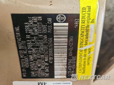 Zdjęcie 12 z 12 samochodu: 2011 TOYOTA CAMRY LE VIN:4T1BF3EK6BU167456 - miniatura