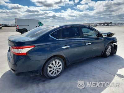 Trzecie zdjęcie samochodu z tyłu: 2014 NISSAN SENTRA S VIN:3N1AB7APXEL690470 - miniatura