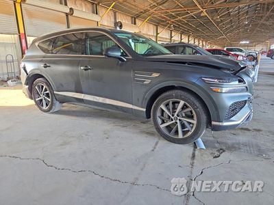 Czwarte zdjęcie samochodu z boku: 2025 GENESIS GV80 ADVANCED VIN:KMUHBESB9SU211814 - miniatura