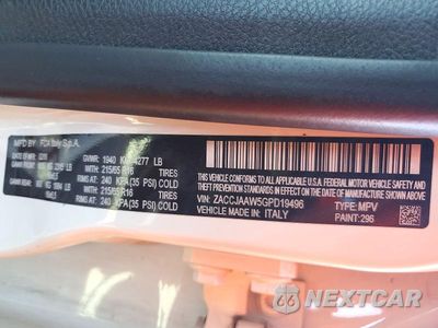 Zdjęcie 13 z 13 samochodu: 2016 JEEP RENEGADE SPORT VIN:ZACCJAAW5GPD19496 - miniatura