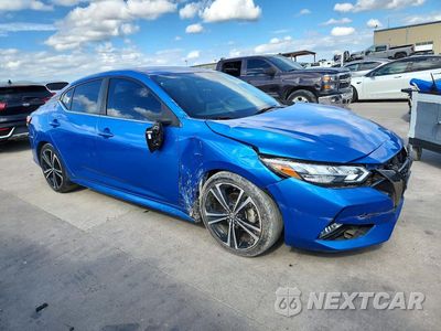 Czwarte zdjęcie samochodu z boku: 2021 NISSAN SENTRA SR VIN:3N1AB8DV7MY258923 - miniatura