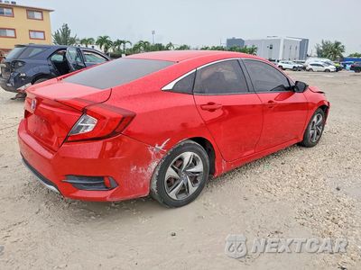 Trzecie zdjęcie samochodu z tyłu: 2020 HONDA CIVIC LX VIN:2HGFC2F67LH518469 - miniatura