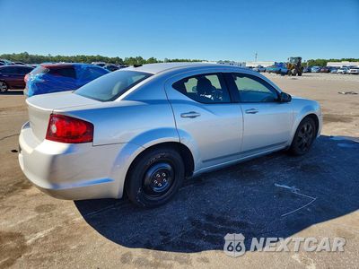 Trzecie zdjęcie samochodu z tyłu: 2012 DODGE AVENGER SE VIN:1C3CDZAB3CN192855 - miniatura