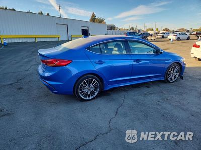 Trzecie zdjęcie samochodu z tyłu: 2017 HYUNDAI ELANTRA SPORT VIN:KMHD04LB2HU335489 - miniatura