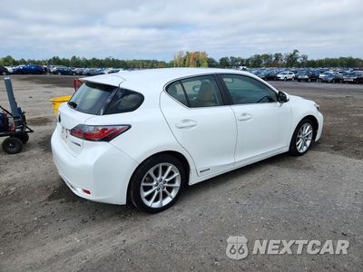 Trzecie zdjęcie samochodu z tyłu: 2013 LEXUS CT 200 VIN:JTHKD5BH4D2133060 - miniatura
