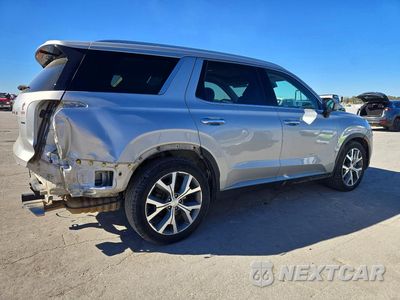 Trzecie zdjęcie samochodu z tyłu: 2021 HYUNDAI PALISADE SEL VIN:KM8R4DHE5MU299577 - miniatura
