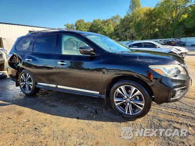 Czwarte zdjęcie samochodu z boku: 2017 NISSAN PATHFINDER PLATINUM VIN:5N1DR2MN0HC617803 - miniatura