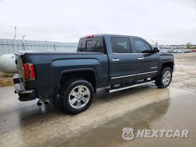 Trzecie zdjęcie samochodu z tyłu: 2018 GMC SIERRA K1500 SLT VIN:3GTU2NEC4JG527127 - miniatura