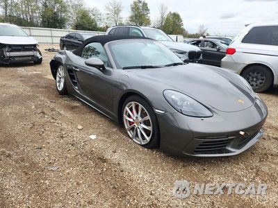 Czwarte zdjęcie samochodu z boku: 2024 PORSCHE BOXSTER S VIN:WP0CB2A87RS223015 - miniatura