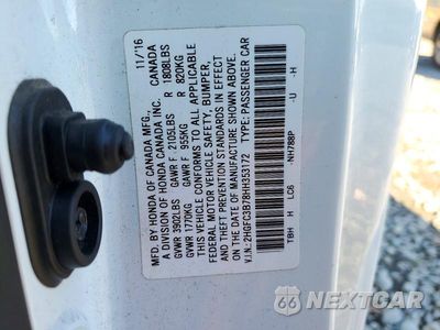 Zdjęcie 12 z 12 samochodu: 2017 HONDA CIVIC EXL VIN:2HGFC3B78HH353172 - miniatura