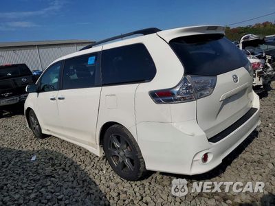Drugie zdjęcie samochodu z przodu: 2017 TOYOTA SIENNA SE VIN:5TDXZ3DC7HS802242 - miniatura