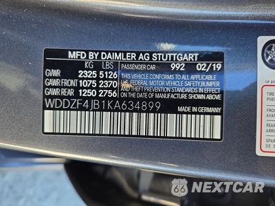 Zdjęcie 12 z 12 samochodu: 2019 MERCEDES-BENZ E 300 VIN:WDDZF4JB1KA634899 - miniatura