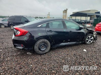 Trzecie zdjęcie samochodu z tyłu: 2020 HONDA CIVIC LX VIN:19XFC2F63LE010459 - miniatura