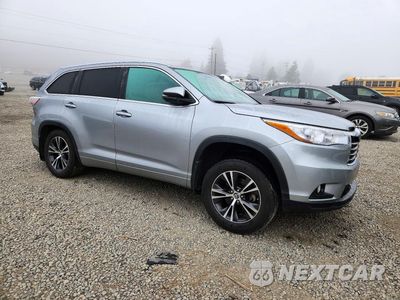Czwarte zdjęcie samochodu z boku: 2016 TOYOTA HIGHLANDER XLE VIN:5TDJKRFH4GS273126 - miniatura