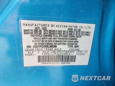 Zdjęcie 13 z 13 samochodu: 2025 NISSAN KICKS SR VIN:3N8AP6DD9SL388386 - miniatura