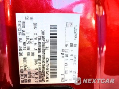 Zdjęcie 12 z 12 samochodu: 2017 FORD F150 SUPER CAB VIN:1FTEX1E80HKD39850 - miniatura