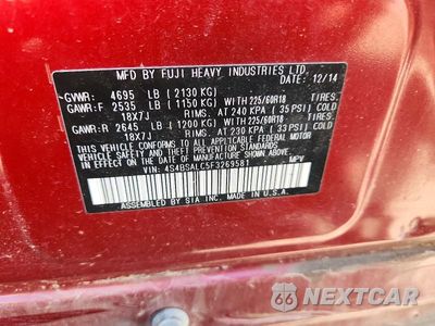 Zdjęcie 14 z 14 samochodu: 2015 SUBARU OUTBACK 2.5I LIMITED VIN:4S4BSALC5F3269581 - miniatura