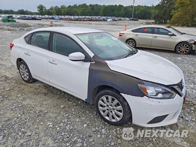 Czwarte zdjęcie samochodu z boku: 2018 NISSAN SENTRA S VIN:3N1AB7AP9JY301010 - miniatura