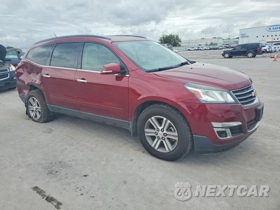 Czwarte zdjęcie samochodu z boku: 2015 CHEVROLET TRAVERSE LT VIN:1GNKVHKD7FJ148293 - miniatura