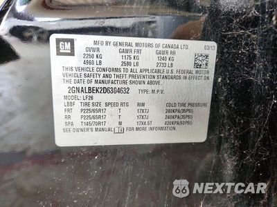 Zdjęcie 12 z 12 samochodu: 2013 CHEVROLET EQUINOX LS VIN:2GNALBEK2D6304632 - miniatura