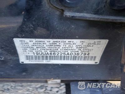 Zdjęcie 12 z 12 samochodu: 2005 ACURA TL VIN:19UUA66225A038794 - miniatura