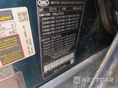 Zdjęcie 13 z 13 samochodu: 2018 LAND ROVER RANGE ROVER SPORT HSE DYNAMIC VIN:SALWV2SVXJA195870 - miniatura