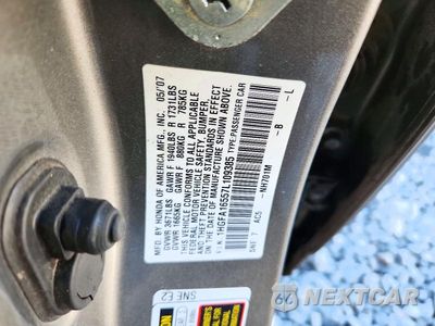 Zdjęcie 12 z 12 samochodu: 2007 HONDA CIVIC LX VIN:1HGFA16557L109385 - miniatura