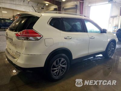 Trzecie zdjęcie samochodu z tyłu: 2016 NISSAN ROGUE SL VIN:5N1AT2MV1GC772587 - miniatura