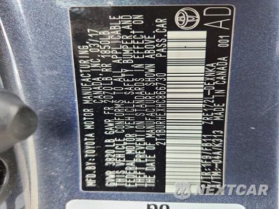 Zdjęcie 13 z 13 samochodu: 2017 TOYOTA COROLLA LE VIN:2T1BURHEXHC866730 - miniatura