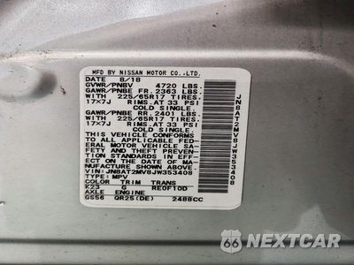 Zdjęcie 13 z 13 samochodu: 2018 NISSAN ROGUE SV VIN:JN8AT2MV8JW353408 - miniatura