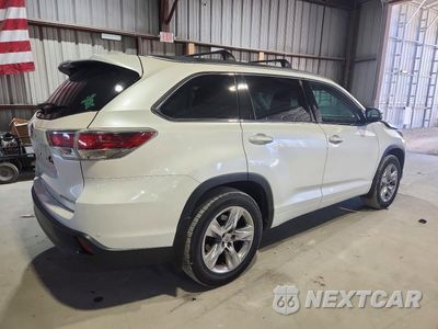 Trzecie zdjęcie samochodu z tyłu: 2014 TOYOTA HIGHLANDER LIMITED VIN:5TDDKRFH8ES052154 - miniatura