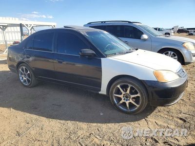 Czwarte zdjęcie samochodu z boku: 2002 HONDA CIVIC EX VIN:2HGES26732H535274 - miniatura