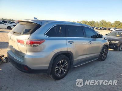 Trzecie zdjęcie samochodu z tyłu: 2016 TOYOTA HIGHLANDER XLE VIN:5TDKKRFH2GS165320 - miniatura
