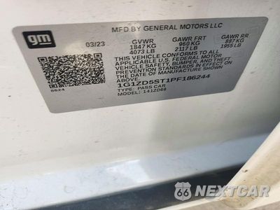 Zdjęcie 12 z 12 samochodu: 2023 CHEVROLET MALIBU LT VIN:1G1ZD5ST1PF186244 - miniatura