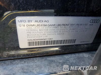 Zdjęcie 12 z 12 samochodu: 2019 AUDI A8 L VIN:WAU8DAF88KN011261 - miniatura