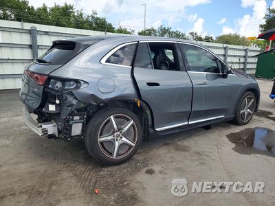 Trzecie zdjęcie samochodu z tyłu: 2023 MERCEDES-BENZ EQE SUV 500 4MATIC VIN:4JGGM2CB8PA039995 - miniatura
