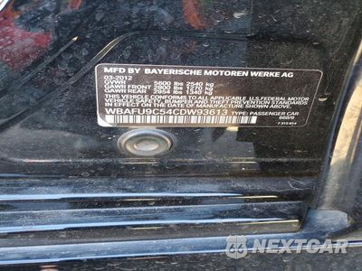 Zdjęcie 12 z 12 samochodu: 2012 BMW 550 XI VIN:WBAFU9C54CDW93613 - miniatura