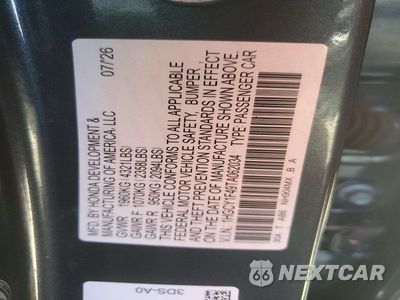 Zdjęcie 12 z 12 samochodu: 2026 HONDA ACCORD SE VIN:1HGCY1F49TA062034 - miniatura