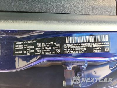Zdjęcie 13 z 13 samochodu: 2017 JEEP RENEGADE SPORT VIN:ZACCJBAB1HPE68041 - miniatura